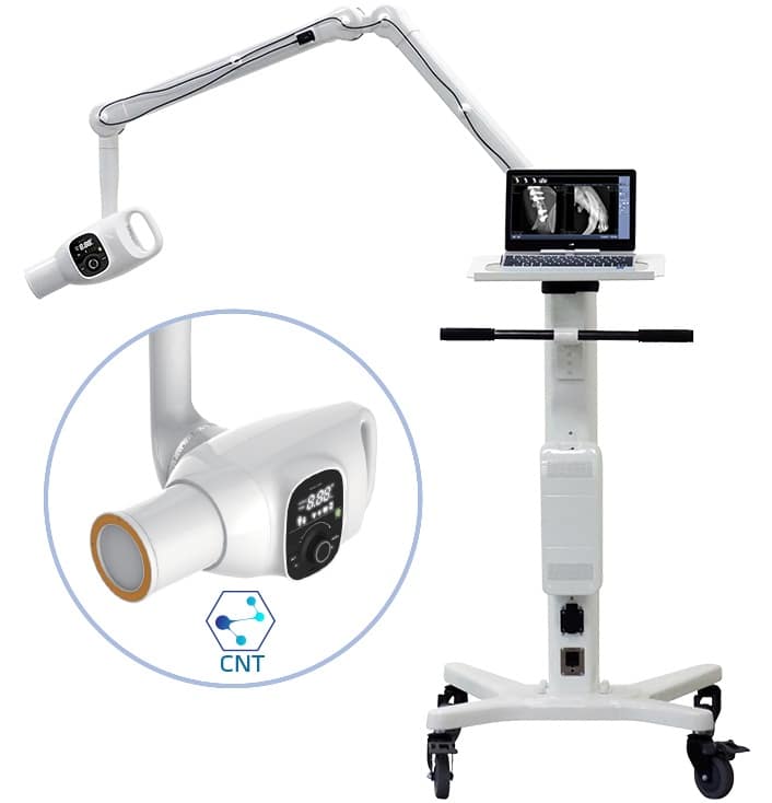 MyVet EzRay Mobile Intraoral X-Ray Cart - Nuon Imaging - Veterinary Radiology Equipment