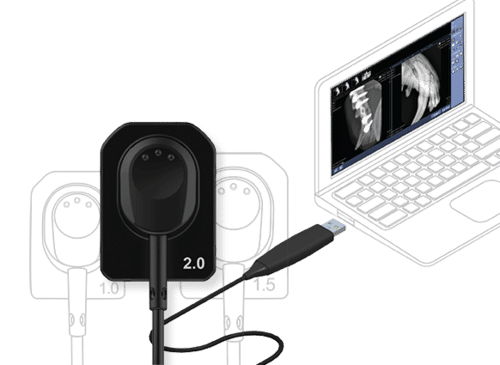 EzSensor Vet Intraoral CMOS Sensor - Nuon Imaging - Veterinary Radiology Equipment 2