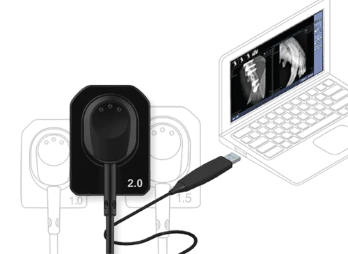 EzSensor Vet Intraoral CMOS Sensor - Nuon Imaging - Veterinary Radiology Equipment 2